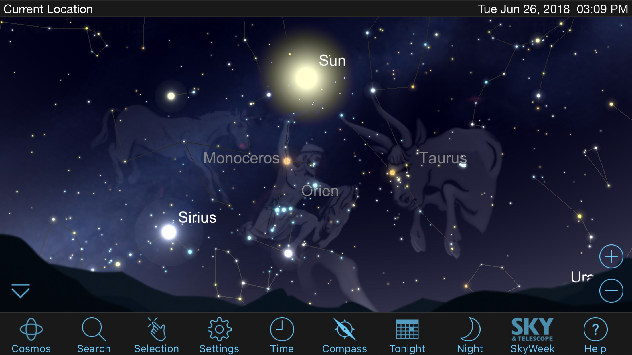 Astronomy Apps For IPhone Top 10 Best Astro Photons   Sun Sirius Orion Sky Safari Ios App 