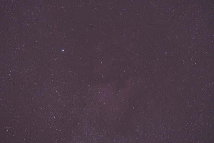 Unprocessed North America Nebula